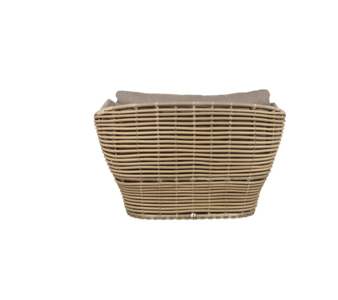 Von Cane-line das Basket Daybed natur von hinten.