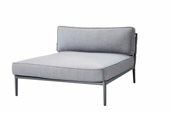 Das hellgrau Conic Daybed von Cane-line.