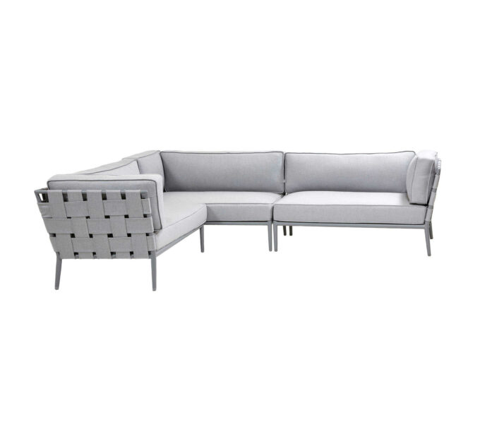 Hellgraue Conic Lounge von Cane-line.