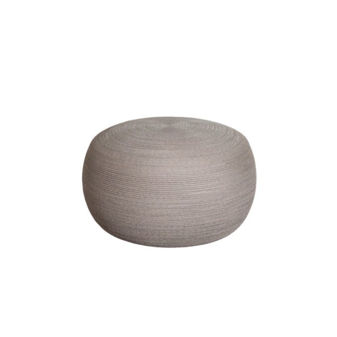 Grosser Circle Hocker in taupe von Cane-line.