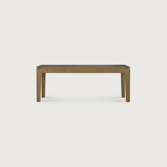 Von Ethnicraft der Bok Bank in Teak 126x35x46 cm.