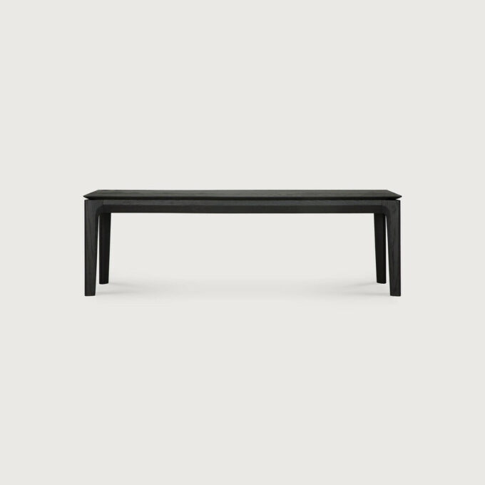 Bok Bank in schwarz lackierter Eich 146x35x46 cm von Ethnicraft.