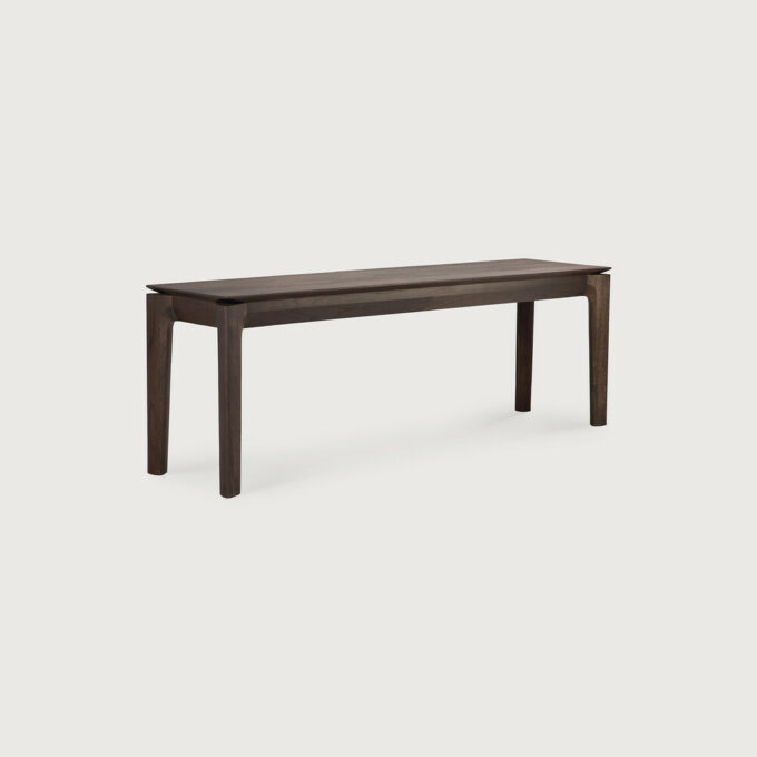 Bok Bank in lackierter Eiche von Ethnicraft 126x35x46 cm.