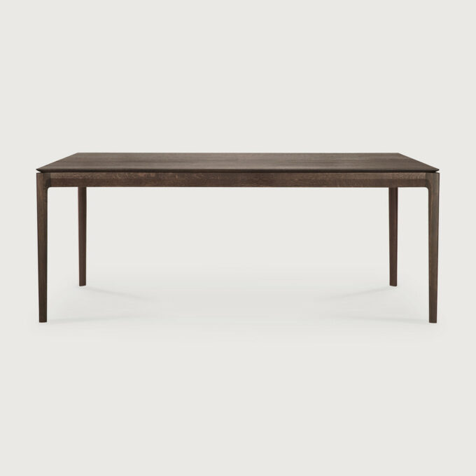 Braun lackierte Eiche Bok Tisch von Ethnicraft 200x95x76 cm.