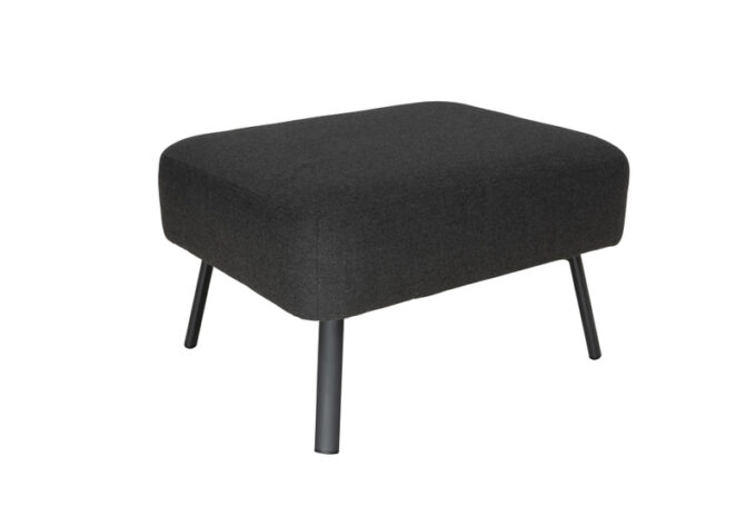 Der Hocker 106 von mindo in dunkelgrau.