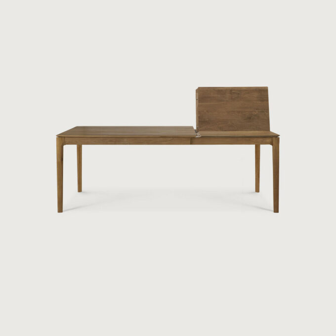 Bok Tisch mit Auszug 140/220x90x76 cm in Teak von Ethnicraft.