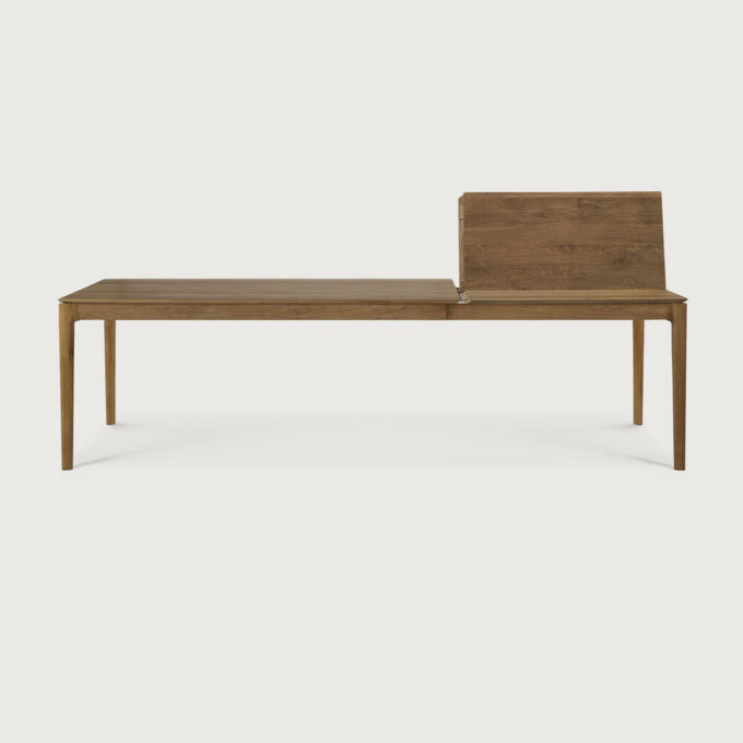 Bok Tisch mit Auszug 180/280x100x76 cm in Teak von Ethnicraft.