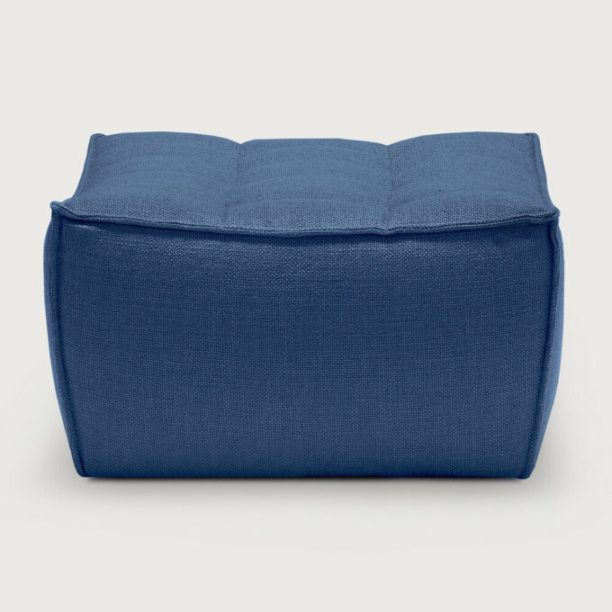 Hocker in blau aus der Serie Modulsofa N701 von Ethnicraft.