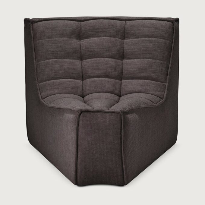 Runde Ecke 45 vom Modulsofa N701 in Dark Grey von Ethnicraft.