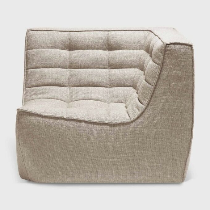 Modulsofa N701 90 in Beige von Ethnicraft.
