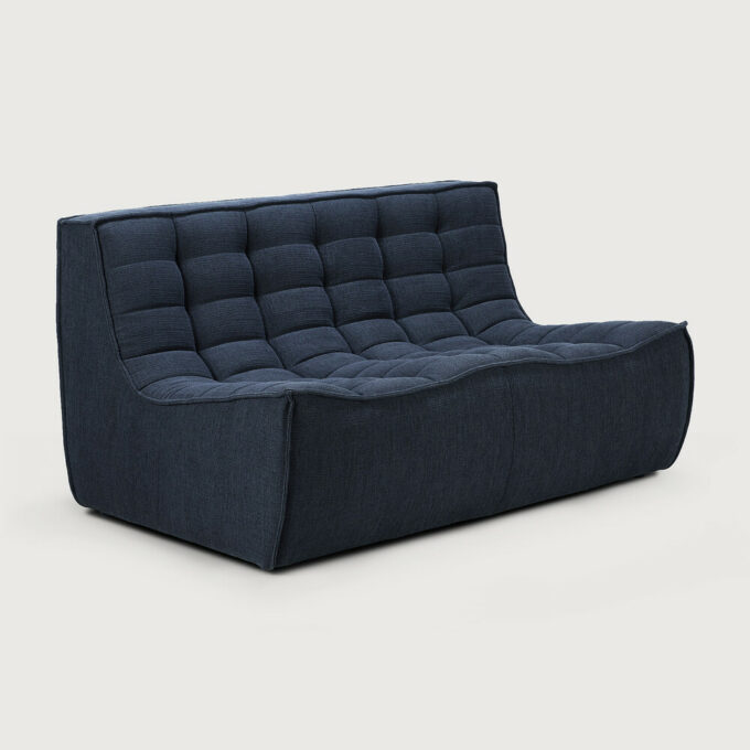 Von Ethnicraft das 2-Sitzer Modulsofa N701 in Graphite Eco.