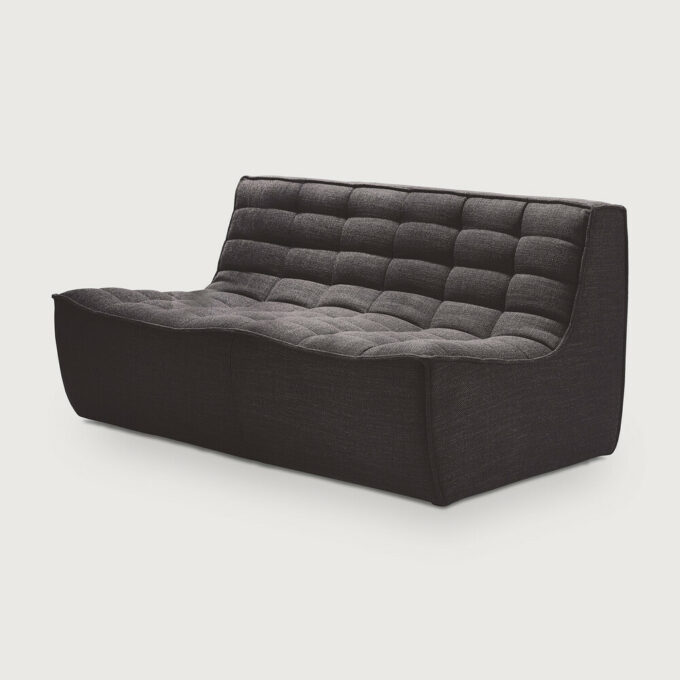 Das 2-Sitzer Modulsofa N701 in Dark Grey von Ethnicraft.