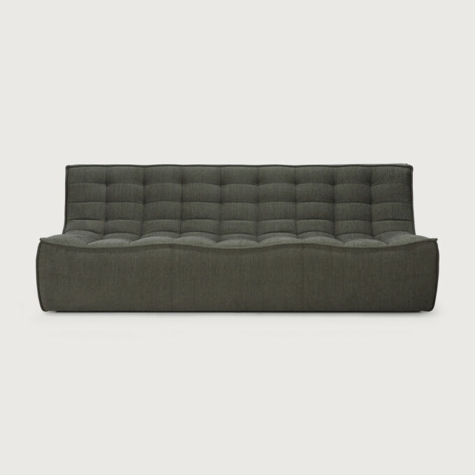 3-Sitzer Modulsofa N701 in Moss Eco von Ethnicraft.