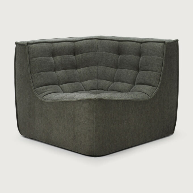 Eckige Ecke 90 Modulsofa N701 in Moss Eco von Ethnicraft.