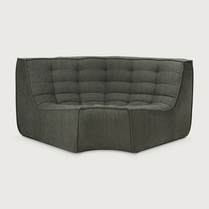 Runde Ecke 90 Modulsofa N701 in Moss Eco von Ethnicraft.