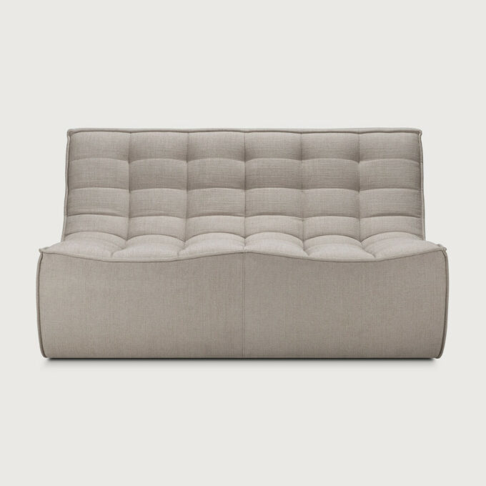 Aus der Serie Modulsofa N701 das 2-Sitzer-Modul in Ecru Eco von Ethnicraft.