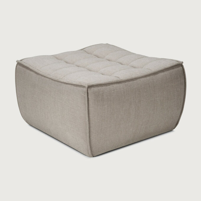 Modulsofa N701 Hocker in Ecru Eco von Ethnicraft.