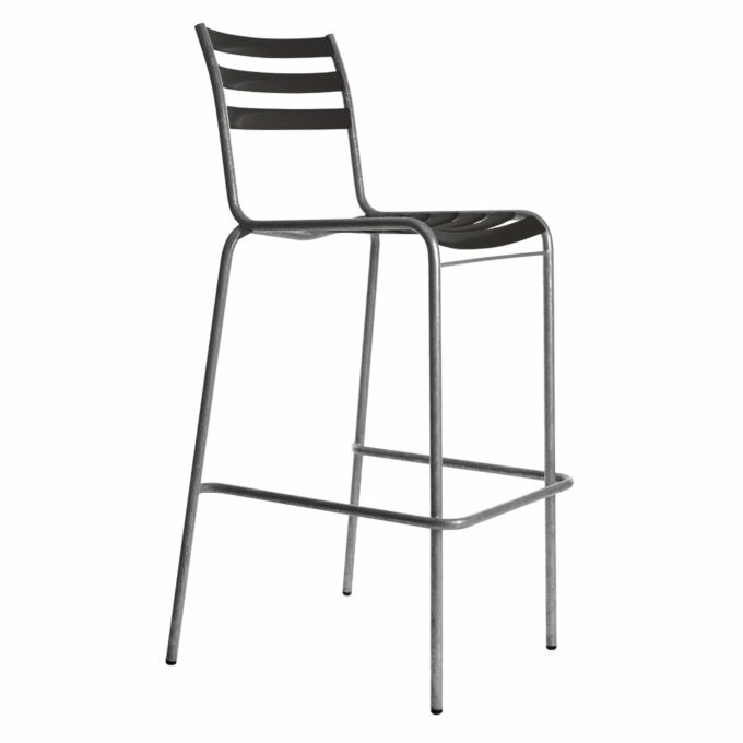 Schwarzer Modell 7 / Bättig Barstuhl von Manufakt.