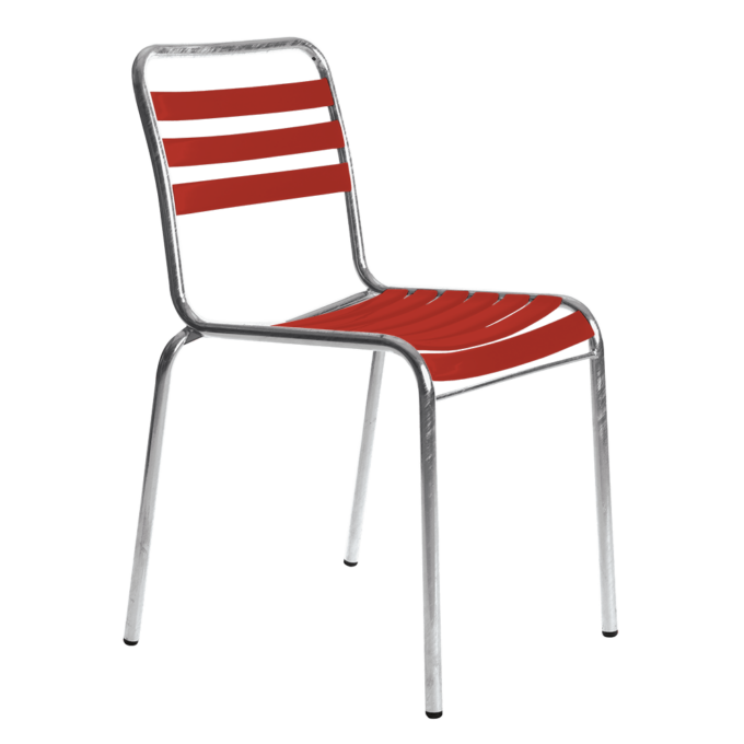 Von Manufakt der Stuhl Modell 10 / Bättig in Rot.