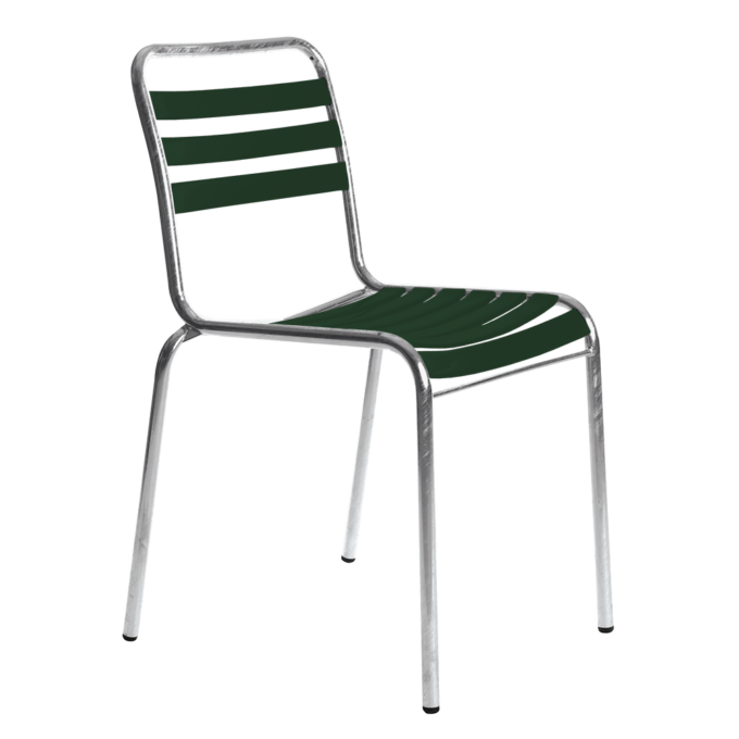 Stuhl Modell 10 / Bättig in Tannengrün von Manufakt.