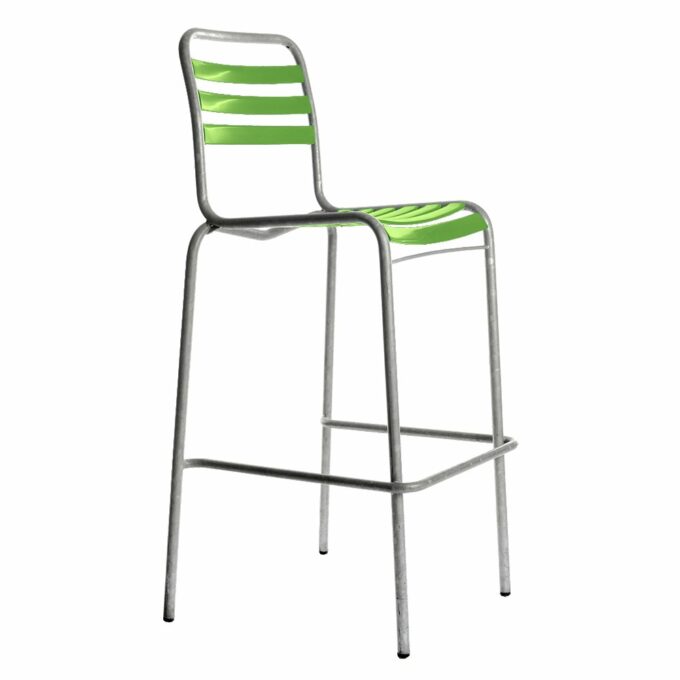 Barstuhl Modell 10 / Bättig in Hellgrün von Manufakt.