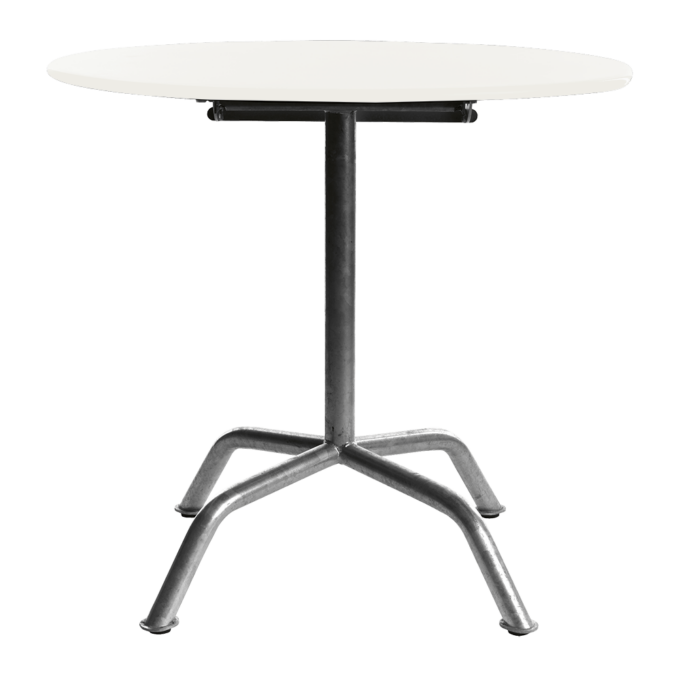 Verkehrsweisse beim Klapptisch Bättig mit 70 cm Durchmesser von Manufakt.
